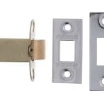 Atlantic Polished Chrome Atlantic Heavy Duty Bolt Through Tubular Latch 4" - (AL4PC)