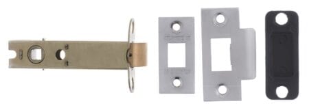 Atlantic Satin Chrome Atlantic Heavy Duty Bolt Through Tubular Latch 4" - (AL4SC)