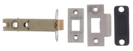 Atlantic Satin Nickel Atlantic Heavy Duty Bolt Through Tubular Latch 4" - (AL4SN)