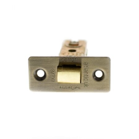 Atlantic Antique Brass Atlantic Fire-Rated CE Marked Bolt Through Tubular Latch 2.5" - (ALCE25AB)