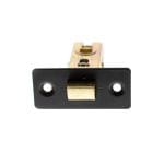 Matt Black Atlantic Fire-Rated CE Marked Bolt Through Tubular Latch 3" - (ALCE3MB)