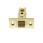 Polished Brass Atlantic Fire-Rated CE Marked Bolt Through Tubular Latch 3" - (ALCE3PB)