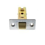 Polished Chrome Atlantic Fire-Rated CE Marked Bolt Through Tubular Latch 3" - (ALCE3PC)