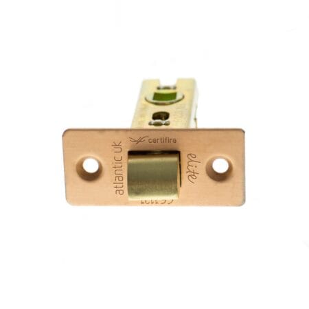 Atlantic Urban Satin Copper Atlantic Fire-Rated CE Marked Bolt Through Tubular Latch 2.5" - (ALCE25USC)