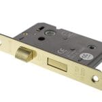 Polished Brass Atlantic Bathroom Lock [CE] 2.5" - (ALKBATH25PB)