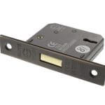 Antique Copper Atlantic 3 Lever Key Deadlock [CE] 3" - (ALKDEAD3LK3AC)