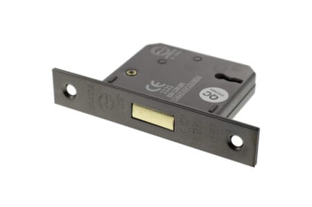 Black Nickel Atlantic 3 Lever Key Deadlock [CE] 3" - (ALKDEAD3LK3BN)