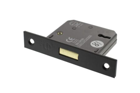 Matt Black Atlantic 3 Lever Key Deadlock [CE] 3" - (ALKDEAD3LK3MB)