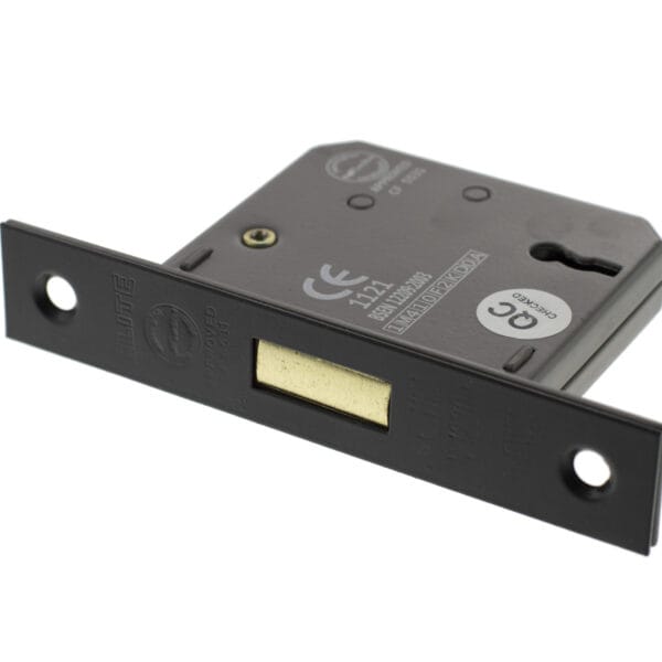 Matt Black Atlantic 3 Lever Key Deadlock [CE] 3" - (ALKDEAD3LK3MB)