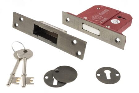 Urban Bronze Atlantic 5 Lever Key Deadlock [BS] 2.5" - (ALKDEAD5LK25UB)