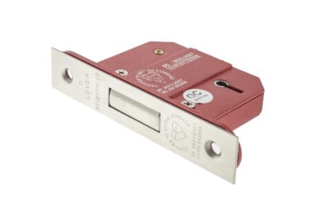 Satin Chrome Atlantic 5 Lever Key Deadlock [BS] 3" - (ALKDEAD5LK3SC)