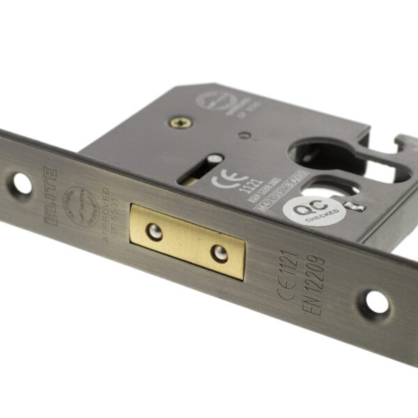 ALKDEADE25MAB Atlantic Euro Deadlock [CE] 2.5" - Matt Antique Brass