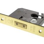 ALKDEADE25PB Atlantic Euro Deadlock [CE] 2.5" - Polished Brass