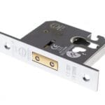 ALKDEADE3PC Atlantic Euro Deadlock [CE] 3" - Polished Chrome