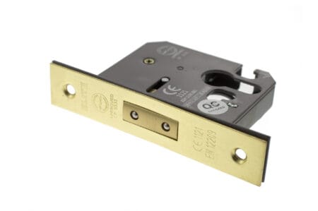 ALKDEADE3SB Atlantic Euro Deadlock [CE] 3" - Satin Brass