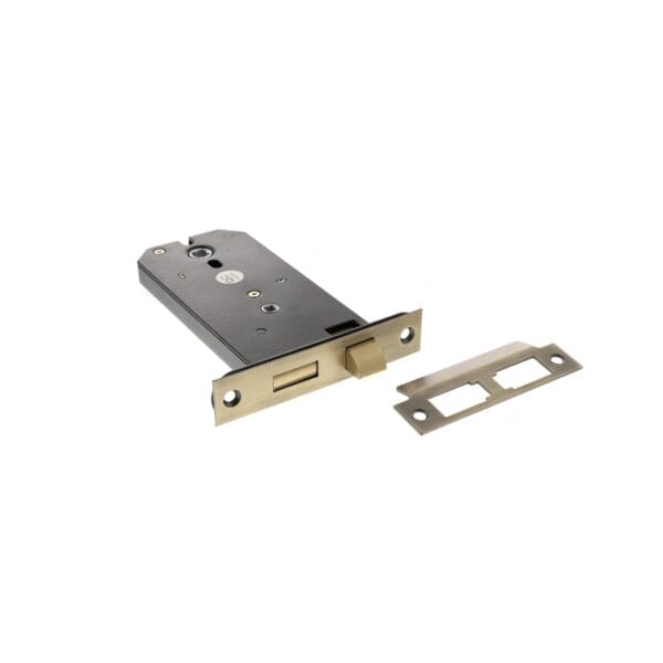 Matt Antique Brass Atlantic Horizontal Bathroom Sashlock 6" - (ALKHZBMAB)