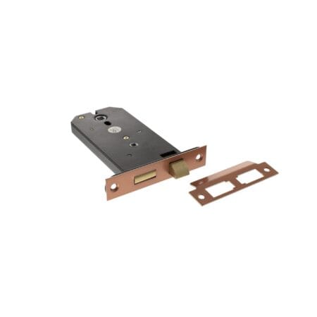 Urban Satin Copper Atlantic Horizontal Bathroom Sashlock 6" - (ALKHZBUSC)
