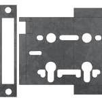 ALKINTBATHFD30 Atlantic Bathroom Lock Intumescent Lock Kit FD30 0.8mm