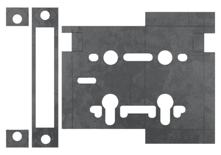 Euro, 3Lk & 5Lk Intumescent Lock Kit Fd30 0.8Mm Atlantic Sashlock - (ALKINTSASHFD30)