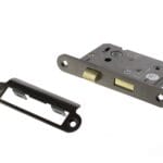 Urban Bronze Atlantic Radius Corner Bathroom Lock [CE] 3" - (ALKRCBATH3UB)