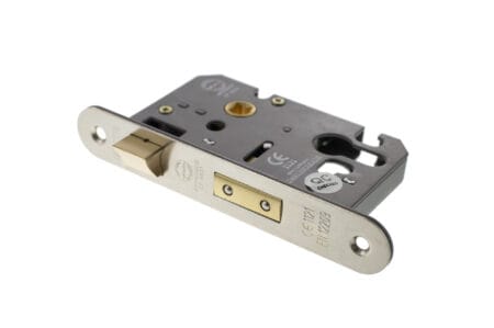 Polished Nickel Atlantic Euro Radius Corner Sashlock [CE] 2.5" - (ALKRCSASHE25PN)