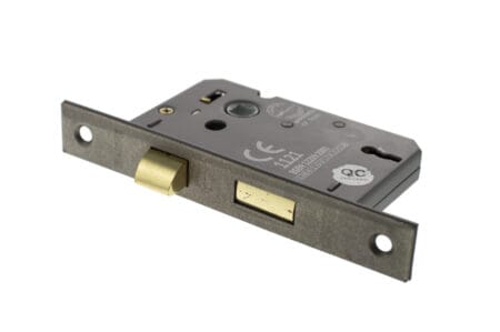 Distressed Silver Atlantic 3 Lever Key Sashlock [CE] 2.5" - (ALKSASH3LK25DS)