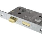 Satin Chrome Atlantic 3 Lever Key Sashlock [CE] 2.5" - (ALKSASH3LK25SC)