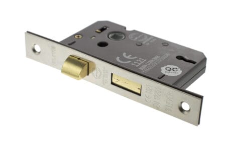 Satin Nickel Atlantic 3 Lever Key Sashlock [CE] 2.5" - (ALKSASH3LK25SN)