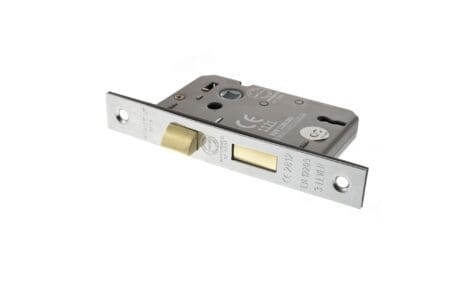 Polished Chrome Atlantic 3 Lever Key Sashlock [CE] 3" - (ALKSASH3LK3PC)
