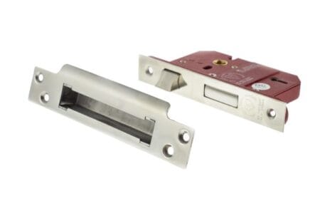 Polished Chrome Atlantic 5 Lever Key Sashlock [BS] 2.5" - (ALKSASH5LK25PC)