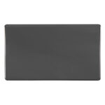 Eurolite Concealed 3mm Double Blank Plate - Black Nickel Eurolite Concealed 3mm Double Blank Plate - Black Nickel (ECBN2B)