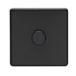Eurolite Concealed 3mm 1 Gang Dimmer - Matt Black Eurolite Concealed 3mm 1 Gang Dimmer - Matt Black (ECMB1D400)