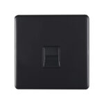 Eurolite Concealed 3mm Telephone Master - Matt Black Eurolite Concealed 3mm Telephone Master - Matt Black (ECMB1MB)