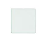 Eurolite Concealed 3mm Single Blank Plate - Matt White Eurolite Concealed 3mm Single Blank Plate - Matt White (ECW1B)