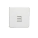 Eurolite Concealed 3mm Telephone Slave - Matt White Eurolite Concealed 3mm Telephone Slave - Matt White (ECW1SLW)
