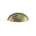 Atlantic Antique Brass Old English Winchester Solid Brass Cabinet Cup Pull on Concealed Fix - (OEC1176AB)