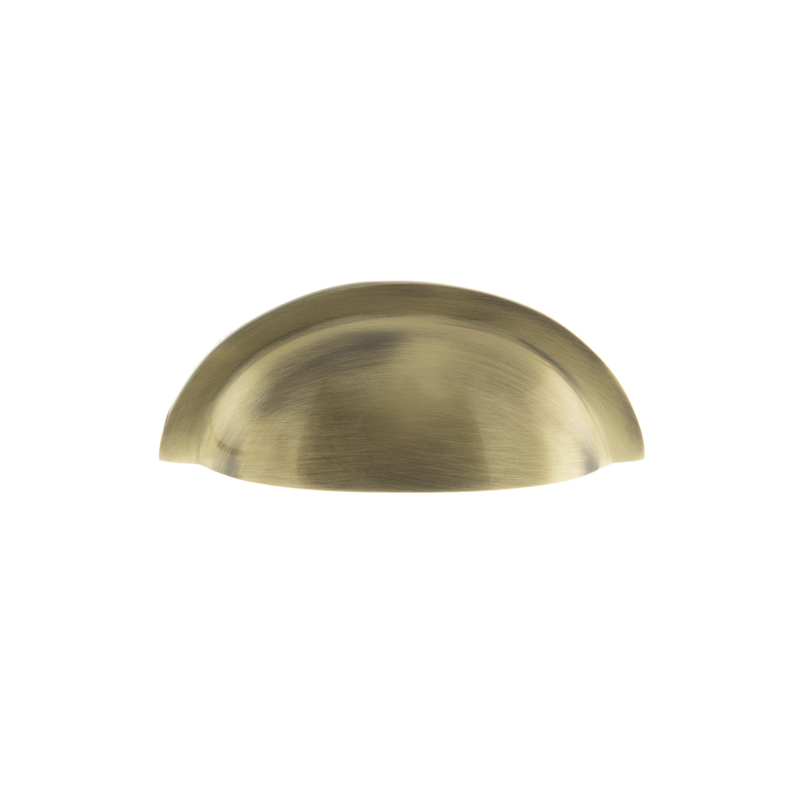 OEC1176AB_OLD-ENGLISH-WINCHESTER-CABINET-PULL_ANTIQUE-BRASS_1_HR.jpg Atlantic Antique Brass Old English Winchester Solid Brass Cabinet Cup Pull on Concealed Fix - (OEC1176AB) - Image 1