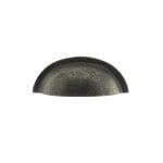 Atlantic Distressed Silver Old English Winchester Solid Brass Cabinet Cup Pull on Concealed Fix - (OEC1176DS)