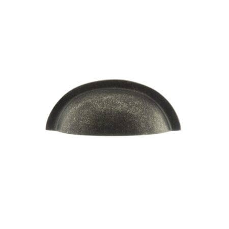 Atlantic Distressed Silver Old English Winchester Solid Brass Cabinet Cup Pull on Concealed Fix - (OEC1176DS)