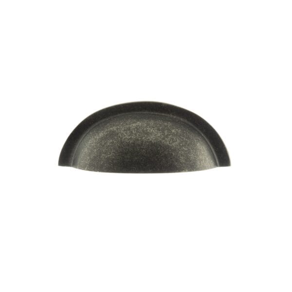 Atlantic Distressed Silver Old English Winchester Solid Brass Cabinet Cup Pull on Concealed Fix - (OEC1176DS)