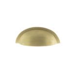 Atlantic Satin Brass Old English Winchester Solid Brass Cabinet Cup Pull on Concealed Fix - (OEC1176SB)