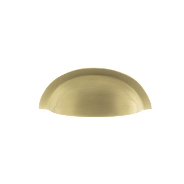 Atlantic Satin Brass Old English Winchester Solid Brass Cabinet Cup Pull on Concealed Fix - (OEC1176SB)