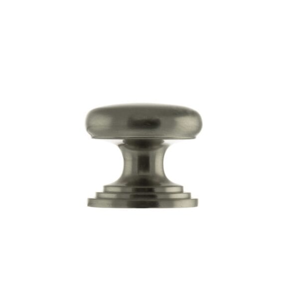 Atlantic Satin Nickel Old English Lincoln Solid Brass Victorian Cabinet Knob 32mm on Concealed Fix - (OEC1232SN)