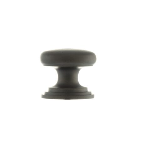 Atlantic Urban Dark Bronze Old English Lincoln Solid Brass Victorian Cabinet Knob 32mm on Concealed Fix - (OEC1232UDB)