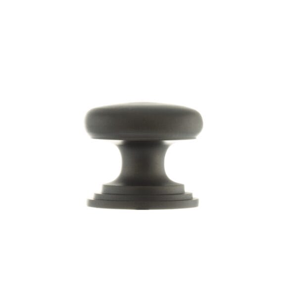 Atlantic Urban Dark Bronze Old English Lincoln Solid Brass Victorian Cabinet Knob 32mm on Concealed Fix - (OEC1232UDB)