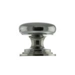 Atlantic Polished Chrome Old English Lincoln Solid Brass Victorian Cabinet Knob 38mm on Concealed Fix - (OEC1238PC)