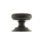 Atlantic Urban Dark Bronze Old English Lincoln Solid Brass Victorian Cabinet Knob 38mm on Concealed Fix - (OEC1238UDB)