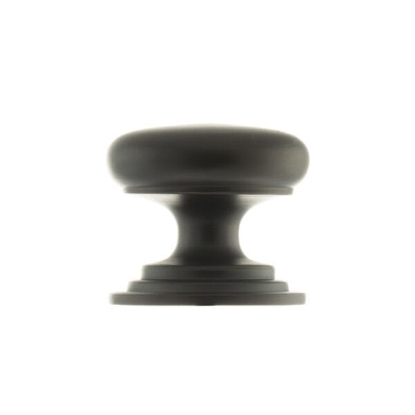 Atlantic Urban Dark Bronze Old English Lincoln Solid Brass Victorian Cabinet Knob 38mm on Concealed Fix - (OEC1238UDB)