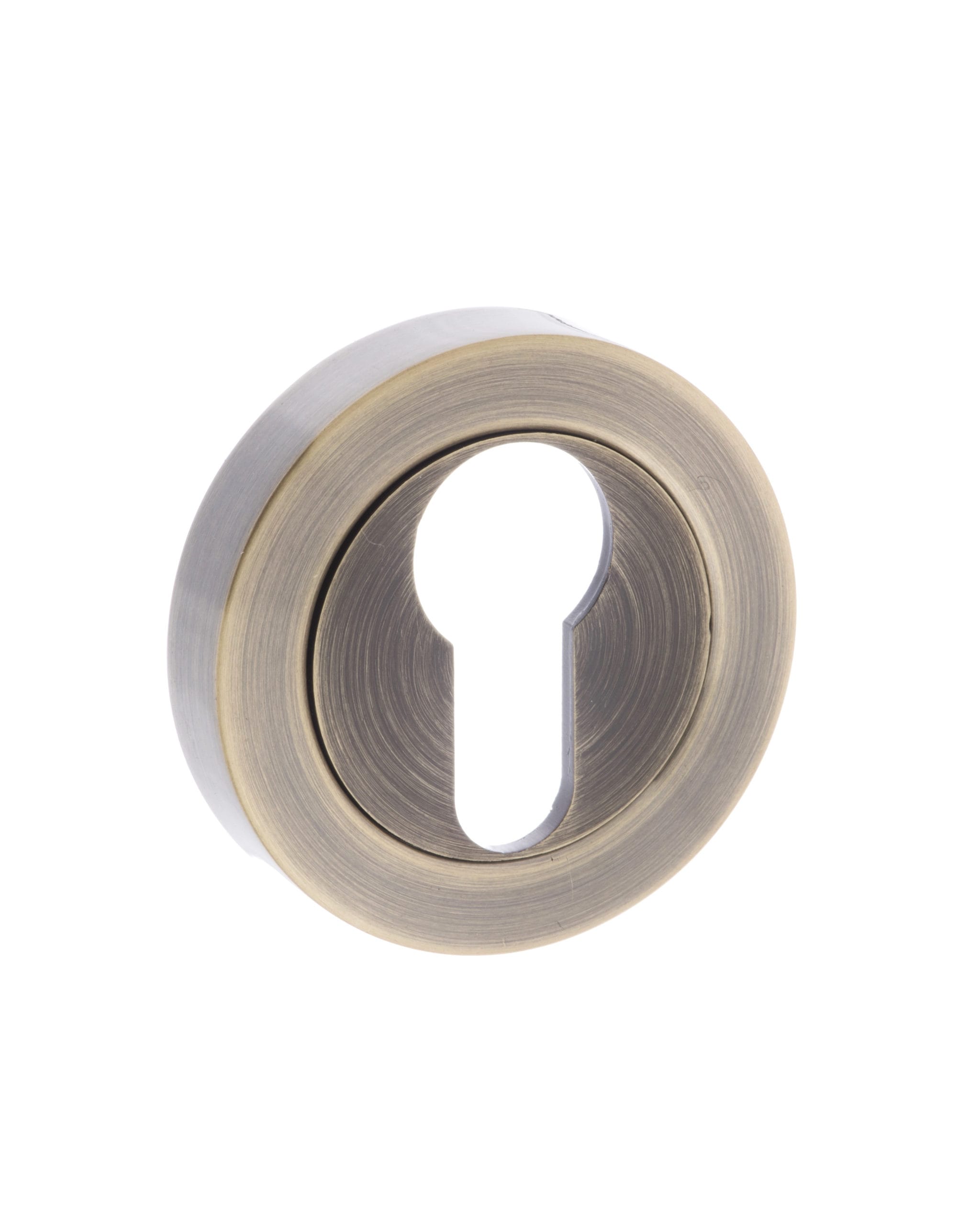 OEESCEAB_EURO_HiRes-scaled-1.jpg Atlantic Antique Brass Old English Euro Escutcheons - (OEESCEAB) - Image 1