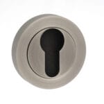 Atlantic Matt Gun Metal Old English Euro Escutcheons - (OEESCEMBN)
